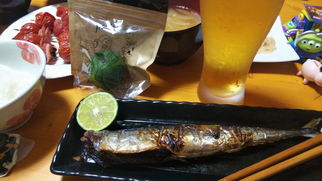 さんま　すだち